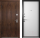 Входная дверь Belwooddoors Модель 10 210x90 левая (орех/Avesta эмаль белый) - 