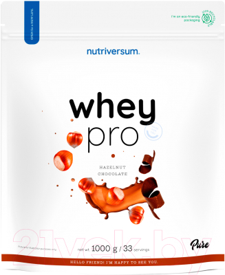 Протеин Nutriversum Whey Pro (1000г, лесной орех/шоколад)