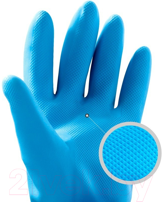 Перчатки защитные Jeta Safety К80 Щ50 / JNE711-09-L (р.9/L, желтый/голубой) — фото 5