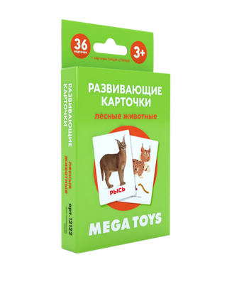 

Развивающие карточки, Головоломка Лесные животные / 12122