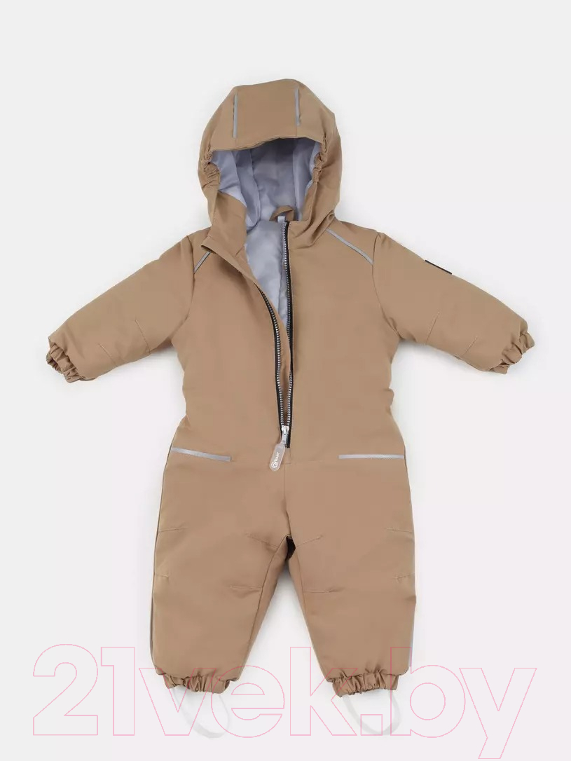 Комбинезон прогулочный детский Rant Fit / 145/10-74 (Latte Beige, р.74) — фото 2