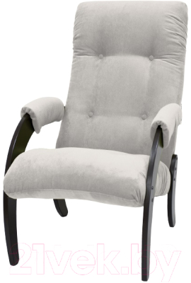 Кресло мягкое Glider Модель 61 (Verona Light grey/венге)