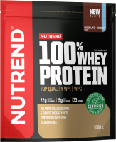 Протеин Nutrend 100% Whey Protein (1кг, шоколад/кокос) - 