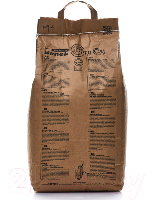 Наполнитель для туалета Super Benek Corn Cat Морской бриз (14л)