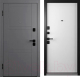 Входная дверь Belwooddoors Модель 8 210x90 Black левая (графит/Avesta эмаль белый) - 