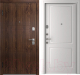 Входная дверь Belwooddoors Модель 8 210x90 левая (орех/Alta эмаль белый) - 