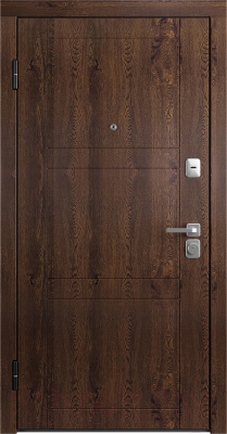 Входная дверь Belwooddoors Модель 8 210x90 левая (орех/роялти эмаль белый)