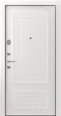 Входная дверь Belwooddoors Модель 9 210x90 левая (орех/палаццо 2 эмаль белый)