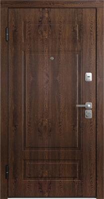 Входная дверь Belwooddoors Модель 9 210x90 левая (орех/палаццо 2 эмаль белый)