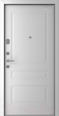 Входная дверь Belwooddoors Модель 9 210x90 левая (орех/роялти эмаль белый)