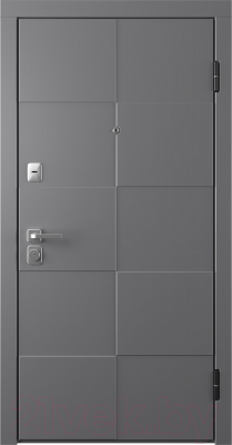 Входная дверь Belwooddoors Модель 10 210x90 правая (графит/роялти эмаль белый)
