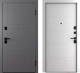 Входная дверь Belwooddoors Модель 8 210x90 Black правая (графит/Arvika эмаль белый) - 
