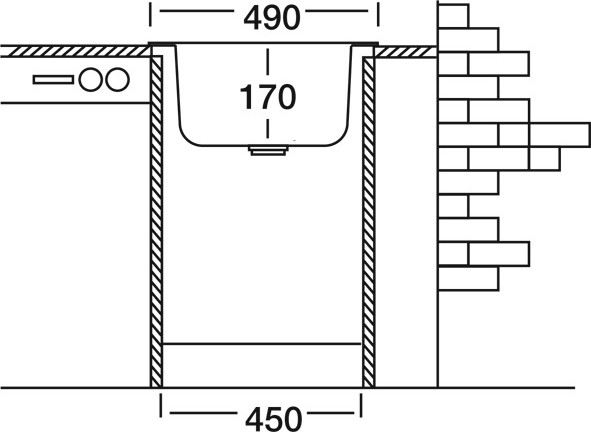 Купить Мойка кухонная КромРус EC 445 M RUS 1.5 в Слуцке
