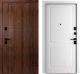 Входная дверь Belwooddoors Модель 8 210x90 Black правая (орех/Alta эмаль белый) - 