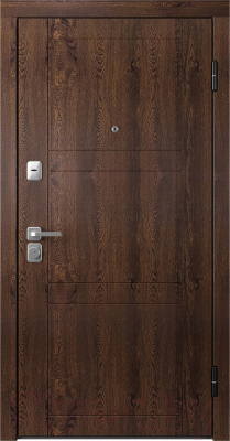 Входная дверь Belwooddoors Модель 8 210x90 правая (орех/Arvika эмаль белый)