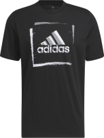 Футболка Adidas 2TN Graphic Tee / HS2519 (L, черный) - 