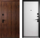 Входная дверь Belwooddoors Модель 8 210x90 Black правая (орех/Avesta эмаль белый) - 