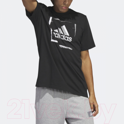 Футболка Adidas 2TN Graphic Tee / HS2519 (M, черный)