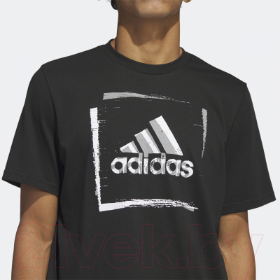 Футболка Adidas 2TN Graphic Tee / HS2519 (M, черный)