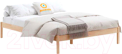 Двуспальная кровать Домаклево Мечта 3 120x200 (береза)