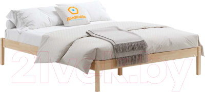 Двуспальная кровать Домаклево Мечта 3 160x200 (береза)
