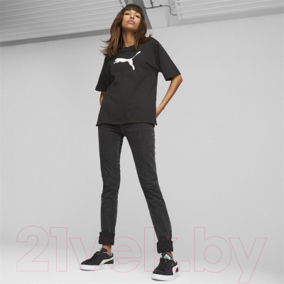 Футболка спортивная Puma Her Tee / 67310701 (2XS, черный)