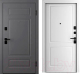 Входная дверь Belwooddoors Модель 9 210x90 Black правая (графит/Alta эмаль белый) - 