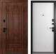 Входная дверь Belwooddoors Модель 9 210x90 Black правая (орех/Avesta эмаль белый) - 