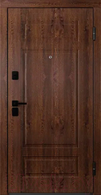 Входная дверь Belwooddoors Модель 9 210x90 Black правая (орех/роялти эмаль белый)