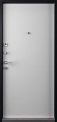 Входная дверь Belwooddoors Start 210x100 левая (коричневый/белый ламинированный)