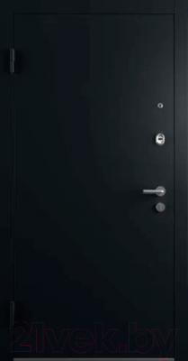 Входная дверь Belwooddoors Start 210x100 левая (черный/белый ламинированный)