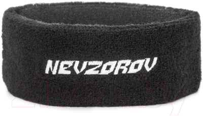 Повязка на голову Nevzorov Team С напульсниками / set-ND-4634-3 (черный)