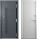 Входная дверь Belwooddoors Argos Grand 77 210x100 Black правая (антрацит/белый) - 