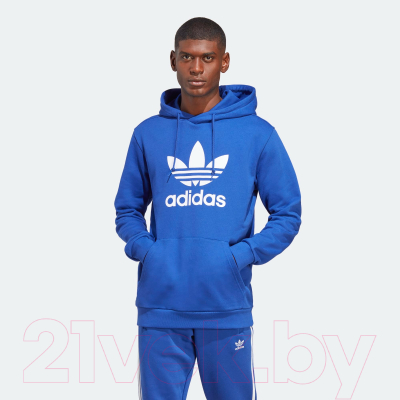 Худи Adidas Trefoil / IA4885 (2XL, синий)