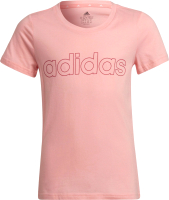 Футболка детская Adidas Essentials / HE1965 (р-р 134, розовый) - 