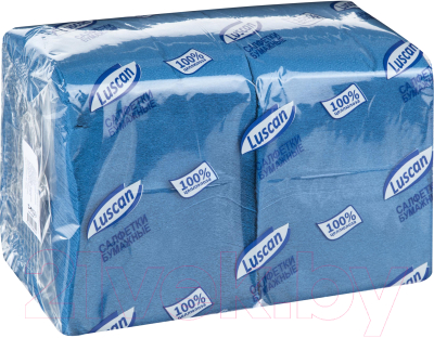 Бумажные салфетки Luscan Profi Pack / 476881 (400шт, синий)