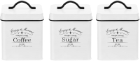 

Набор емкостей для хранения, Tea, Coffee, Sugar / 240379