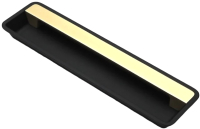 Ручка дверная Cebi A1171 160 CР35 (черный/матовое золото) - 