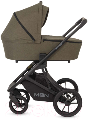 Детская универсальная коляска mooN Style 2 в 1 2023 / 63950500-RU566 (Moss Green)