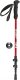 Трекинговые палки Husky Scaup 3-х секционные (63-136см, красный) - 