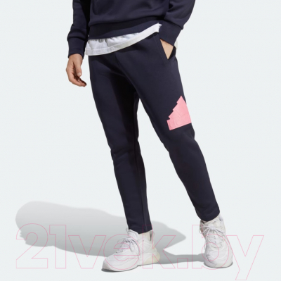 Штаны Adidas FI BOS PT / IC3760 (2XL, синий/розовый)