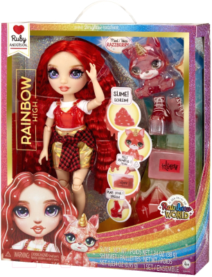 Кукла с аксессуарами Rainbow High Classic Руби Андерсон / 42683 (красный)