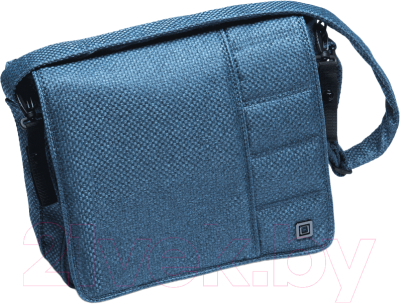 Сумка для коляски mooN Messenger Bag 2019 / 68.000.042-803 (Blue Panama)