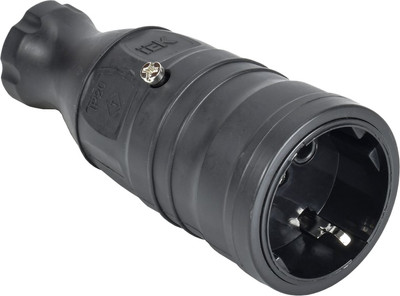 Розетка штепсельная IEK OM-KR20-16-20-P1-00-K02 (черный) - 