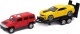 Набор игрушечных автомобилей Welly Hummer H3, Chevrolet Camaro ZL1 / 43629F-2TB(A)  - 