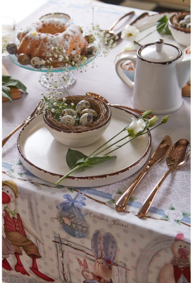 Изображение товара Скатерть Этель Пасхальные Тильды / 9318694