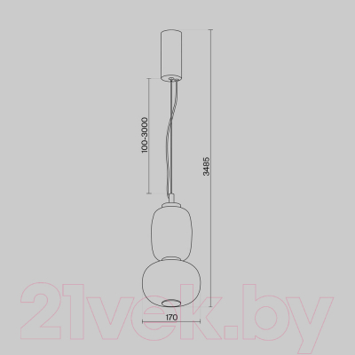 Потолочный светильник Maytoni Pattern MOD267PL-L18G3K