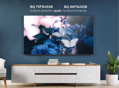 Телевизор BQ 86FSU02B (черный)