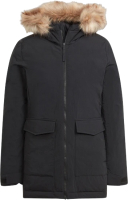 Куртка Adidas Fur Parka W / IJ8260 (L, черный) - 