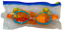 Очки для плавания Sharktoys Утенок / 31900043 (оранжевый) - 